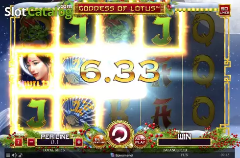 Οθόνη4. Goddess of Lotus Christmas Edition Κουλοχέρης 