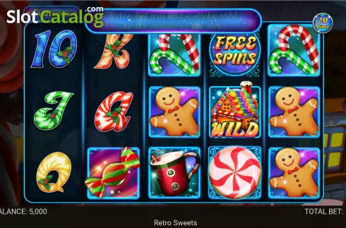 Οθόνη2. Retro Sweets (Retro Gaming) Κουλοχέρης