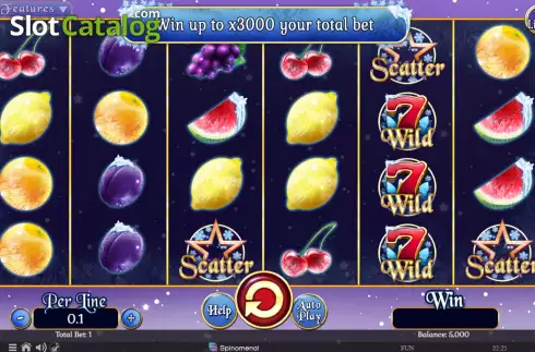 Οθόνη2. Fruits On Ice Collection 10 Lines Κουλοχέρης