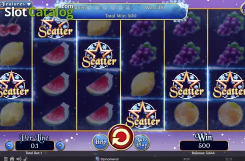 Οθόνη6. Fruits On Ice Collection 10 Lines Κουλοχέρης