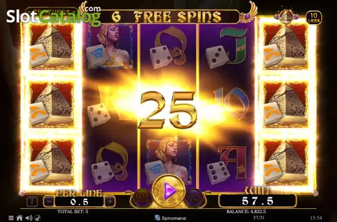 Οθόνη6. Book of Rebirth Dice Κουλοχέρης 