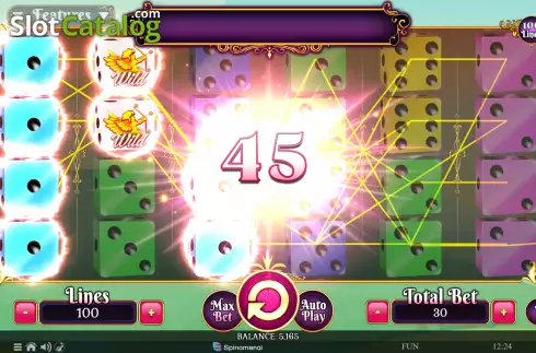 Οθόνη3. Valentines Fortune Dice Κουλοχέρης