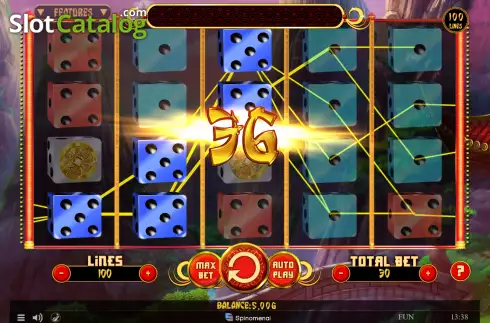 Οθόνη3. 8 Lucky Dice Κουλοχέρης
