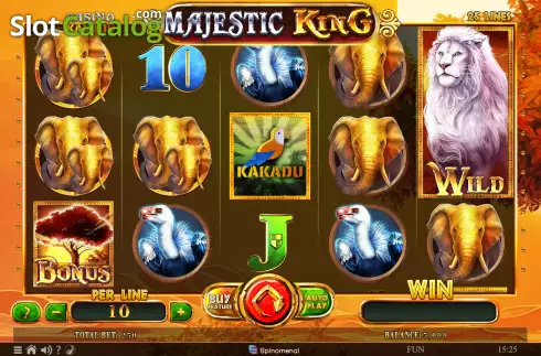 Οθόνη2. Casino Kakadu Majestic King Κουλοχέρης