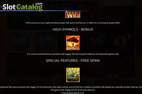 Οθόνη8. Casino Kakadu Majestic King Κουλοχέρης