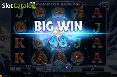 Οθόνη5. Mammoth Rampage Κουλοχέρης