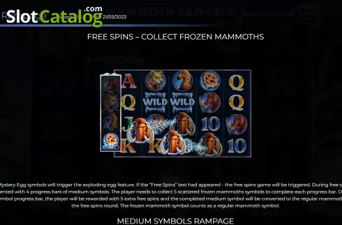 Οθόνη9. Mammoth Rampage Κουλοχέρης