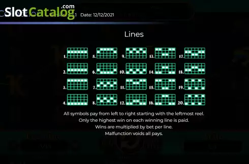 Οθόνη9. Patrick's Collection 20 Lines Κουλοχέρης