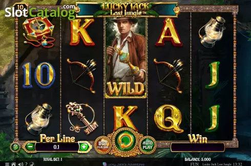 Οθόνη2. Lucky Jack Lost Jungle Κουλοχέρης