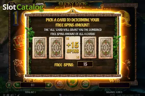 Οθόνη8. Lucky Jack Lost Jungle Κουλοχέρης