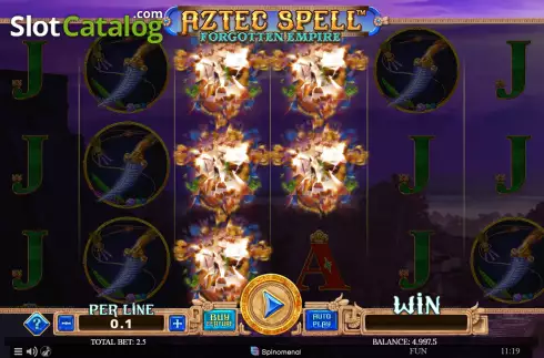 Οθόνη3. Aztec Spell Forgotten Empire Κουλοχέρης
