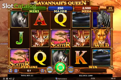 Οθόνη2. Savannah's Queen Κουλοχέρης 
