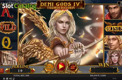 Οθόνη2. Demi Gods IV Thunderstorm Κουλοχέρης