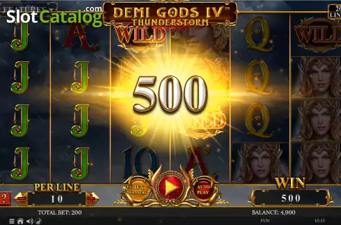 Οθόνη3. Demi Gods IV Thunderstorm Κουλοχέρης