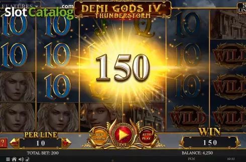 Οθόνη4. Demi Gods IV Thunderstorm Κουλοχέρης