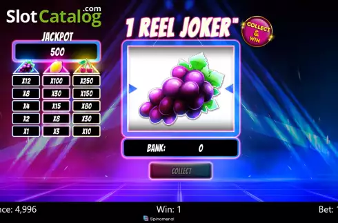 Οθόνη4. 1 Reel Joker Κουλοχέρης