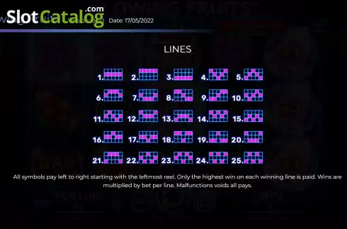 Οθόνη9. Glowing Fruits Κουλοχέρης