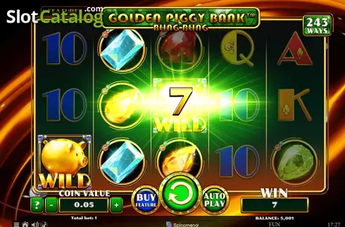 Οθόνη4. Golden Piggy Bank Bling Bling Κουλοχέρης
