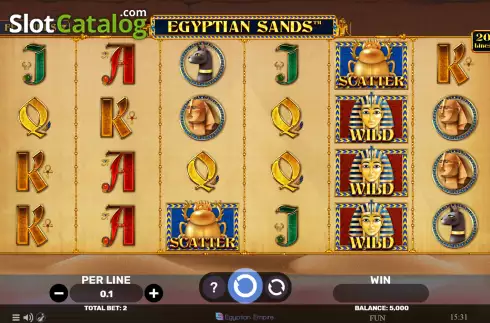 Οθόνη2. Egyptian Sands Κουλοχέρης