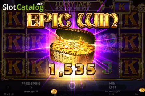 Οθόνη7. Lucky Jack - Book Of Rebirth Κουλοχέρης