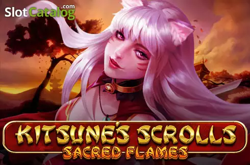 Kitsune's Scrolls Sacred Flames Λογότυπο Kitsune's Scrolls Sacred Flames Λογότυπο