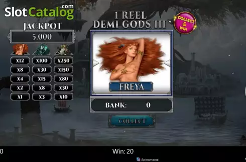 Οθόνη4. 1 Reel Demi Gods III Κουλοχέρης 