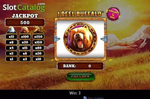 Οθόνη4. 1 Reel Buffalo Κουλοχέρης