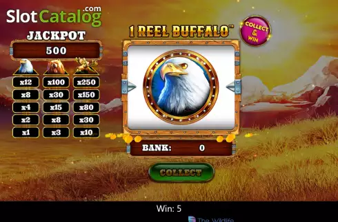 Οθόνη5. 1 Reel Buffalo Κουλοχέρης