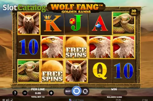 Οθόνη2. Wolf Fang Golden Sands Κουλοχέρης