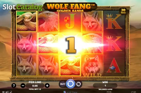 Οθόνη3. Wolf Fang Golden Sands Κουλοχέρης