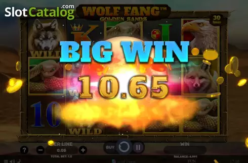 Οθόνη4. Wolf Fang Golden Sands Κουλοχέρης