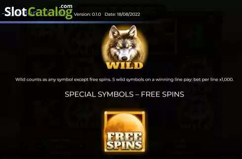 Οθόνη9. Wolf Fang Golden Sands Κουλοχέρης