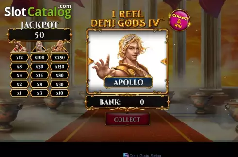 Οθόνη3. 1 Reel Demi Gods IV Κουλοχέρης