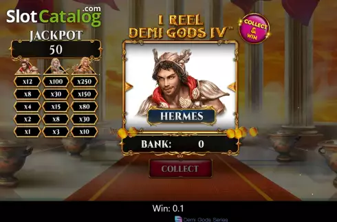 Οθόνη4. 1 Reel Demi Gods IV Κουλοχέρης