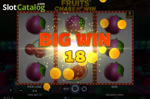 Οθόνη4. Fruits Chase’N’Win Κουλοχέρης
