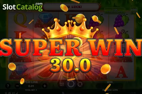 Οθόνη5. Pick A Fruit Fire Blaze Κουλοχέρης 