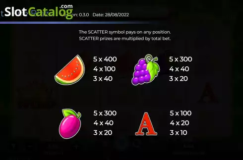 Οθόνη7. Pick A Fruit Fire Blaze Κουλοχέρης 