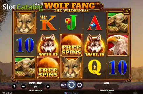 Οθόνη2. Wolf Fang The Wilderness Κουλοχέρης