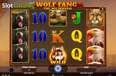 Οθόνη6. Wolf Fang The Wilderness Κουλοχέρης