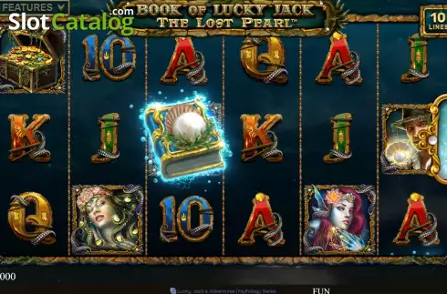 Οθόνη2. Book of Lucky Jack The Lost Pearl Κουλοχέρης