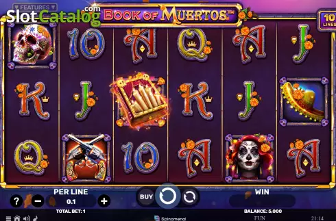 Οθόνη2. Book of Muertos Κουλοχέρης 