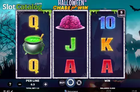 Οθόνη2. Halloween Chase’N’Win Κουλοχέρης