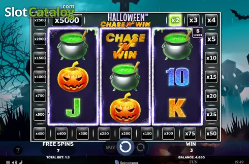 Οθόνη6. Halloween Chase’N’Win Κουλοχέρης
