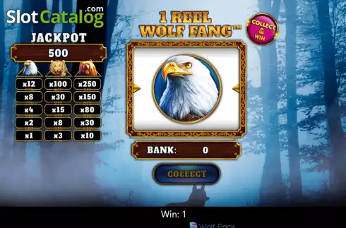 Οθόνη3. 1 Reel Wolf Fang Κουλοχέρης