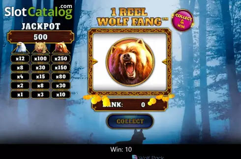 Οθόνη4. 1 Reel Wolf Fang Κουλοχέρης
