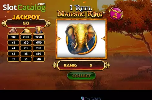 Οθόνη2. 1 Reel Majestic King Κουλοχέρης