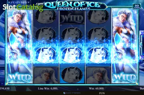Οθόνη4. Queen of Ice Frozen Flames Κουλοχέρης