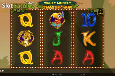 Οθόνη2. Wacky Monkey Chase’N’Win Κουλοχέρης