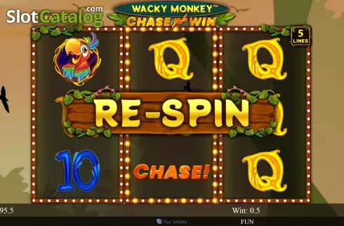 Οθόνη4. Wacky Monkey Chase’N’Win Κουλοχέρης