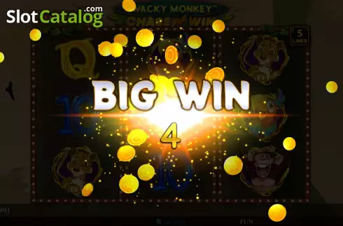 Οθόνη5. Wacky Monkey Chase’N’Win Κουλοχέρης
